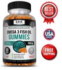 Omega-3 Fish Oil Gummy Vitamin Supplement Healthy Joint & Heart Wellness Gummies