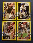 2021 Topps Series 1 / Topps Series 2 YELLOW Border with Rookies You Pick