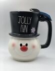 Rae Dunn Jolly Fun Frosty The Snowman Mug New