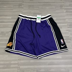 Nike Dri-Fit NBA Phoenix Suns Pre-Game Shorts Mens Size XL DA9479 Purple Black