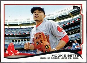 2014 Topps Update Series Baseball #US-301 Mookie Betts Rookie Card RC