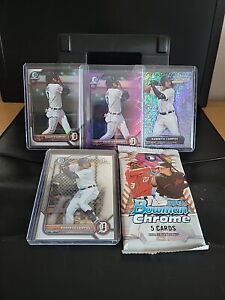 Roberto Campos 2022 Bowman Chrome Lot, Color, #'d, Refractor Sterling & More👀🔥