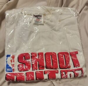 Vintage PlayStation NBA Shootout Deadstock Tee T-Shirt XL 1997 Brand New