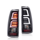 Fit For 99-02 Chevy Silverado 1500/99-06 GMC Sierra LED Tube Tail Lights Black (For: More than one vehicle)