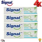 Signal BIO Natural Whitening Organic Toothpaste 4 x 75ml Packs (300ml)