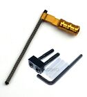 Gold Ruger 10/22 Bolt Charging Handle & V-Block Stabilizer With Bolt Screw