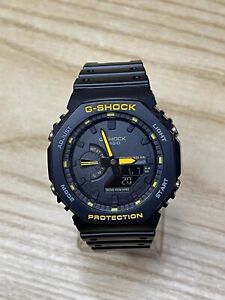 Casio G-Shock GA-2100 Men's Analog Digital Black Casioak Watch