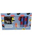 Unsimply Stitched 3Pk Socks Men's Size 8-12 Women’s Size 8-13 Sushi Crabs Dogs