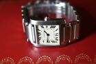 Cartier Tank Francaise Watch, Medium, White Dial, Stainl. Steel Finish W51011Q3