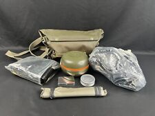 Vintage 1970s German Gas Mask And Filters Military Surplus