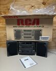 RCA RP-8530A Vintage Stereo AM/FM Dual Cassette CD~ORIGINAL BOX~TESTED~SEE VIDEO