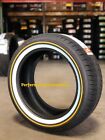 1 NEW 235-50R17 100H VOGUE CUSTOM BUILT RADIAL VIII GOLD WHITE SIDEWALL TIRE (Fits: 235/50R17)