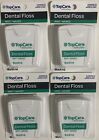 Lot of 4 TOPCARE Waxed MINT Dental FLOSS 100 Yards Each Top Care