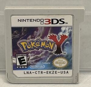 Pokemon Y (Nintendo 3DS, 2013) Authentic Cartridge Only Tested Works Free Ship