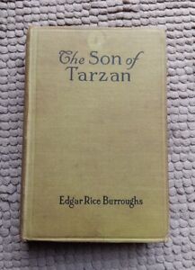 New ListingVintage The Son Of Tarzan 1917 Edgar Rice Burroughs A.L. Burt