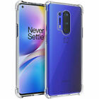 For OnePlus 9 Pro 8 8T 7 7T Nord N10 5G Crystal Clear TPU Shockproof Case Cover