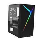 New Listing ATX Mid Tower Gaming Computer PC Case with Tempered Glass Swing ARGUS E4 Elite