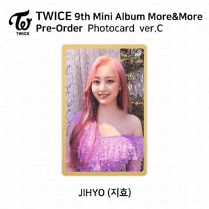 Twice Jihyo Official More And More Official Pre Order Photocard Version C