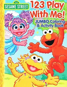 SESAME STREET ELMO Coloring and Activity Book Learning Drawing for Kids