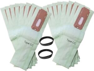 16 Allergy Bags for Oreck XL XL2 XL21 Upright Vacuum Type CC W/ 2 BELTS !!