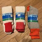 3 mens Vintage Finger Lake 75% Wool Socks heavy duty size 10-13 made in USA