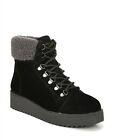 Sam Edelman 263207 Womens Hiking Boot With Faux Shearling Trim Black Size 9.5 M