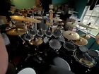 Huge Neil Peart style drum set. Tama / soultone/ Roland / Mackie