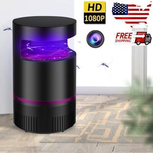 Mosquito Killer Lamp Hidden Camera 1080P HD Motion Detection Security Nanny Cam