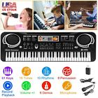 Kids 61-Key Electronic Digital Music Piano Keyboard Musical Instrument with Mic