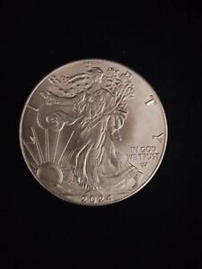 2024 American Silver Eagle BU in U.S Mint Including protective cover