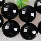 6 mm Natural Black Jade Gemstone Round Loose Beads 15