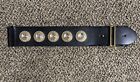 Hot in Hollywood Jeweled Leather/Elastic Black Belt Size-L NEW