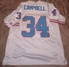 Earl Campbell XL (50) Tennessee Oilers White NFL Jersey New w/tag
