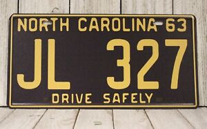 JL 327 Replica North Carolina License Plate Andy Griffith Show NC Tin Sign