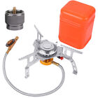 3700W Portable Backpacking Stove Camping Gas Burner w/Piezo Ignition Carry Bag