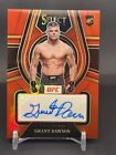 2022 Panini Select UFC Grant Dawson Rookie Auto Red /99 RC #RS-GDW