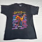 Vintage 1990 Living Colour Times Up Tour T Shirt Black Faded Band Concert Tee L