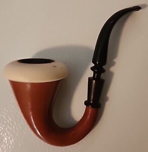 Calabash Gourd Tobacco Pipe Sherlock Holmes Meerschaum Bowl Vintage