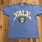 Vintage Yale University T Shirt Single Stitch Made In USA Men’s XL Blue 80s 90s