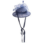 Womens Kentucky Derby Sinamay Disc Fascinator Royal Ascot Race Cocktail Hat A612