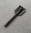 Vintage Military Folding Shovel Trenching Tool Wood Handle 25”-18” Army Camping