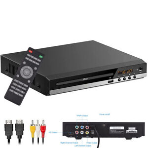 HD DVD Player for TV, All Region Free DVD CD Player for Home with AV Output