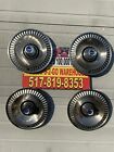 1963-65 Ford Galaxie Nos Mint Rare Blue 14” Full Hubcaps 4 Beautiful Convertible