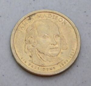 2007-D JAMES MADISON PRESIDENTIAL U.S. DOLLAR COIN $1 UNITED STATES