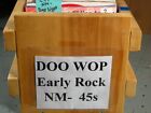 vinyl record Jukebox rock NM- Doo Wop + 45 rpm you select Cleaned & Plays
