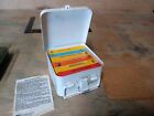 Vintage North first aid kit metal wall mountable box with supplies - Clean