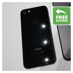 Apple iPhone 7 Jet Black -32GB 128GB- Unlocked At&t Verizon T-Mobile 4G LTE