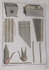 Antique 1827 IL Costume Chinese Musical Instrument PL.LXV Print 9”T 7”W #2 Of 2