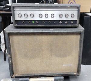 SILVERTONE TWIN TWELVE TUBE HEAD AND ENCLOSURE NOT WORKING FOR PARTS OR REPAIR