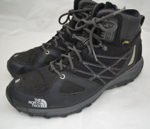 Mens NORTH FACE Black Hiking Boots High Top Size 12